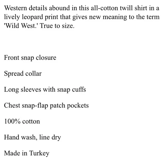 All Saints Leopard Print Button Down Shirt - Picture 11 of 11